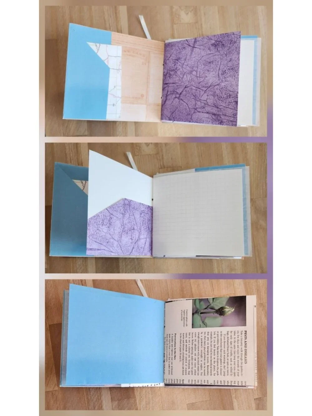 Junk journal Handmade 64 pages Colorful